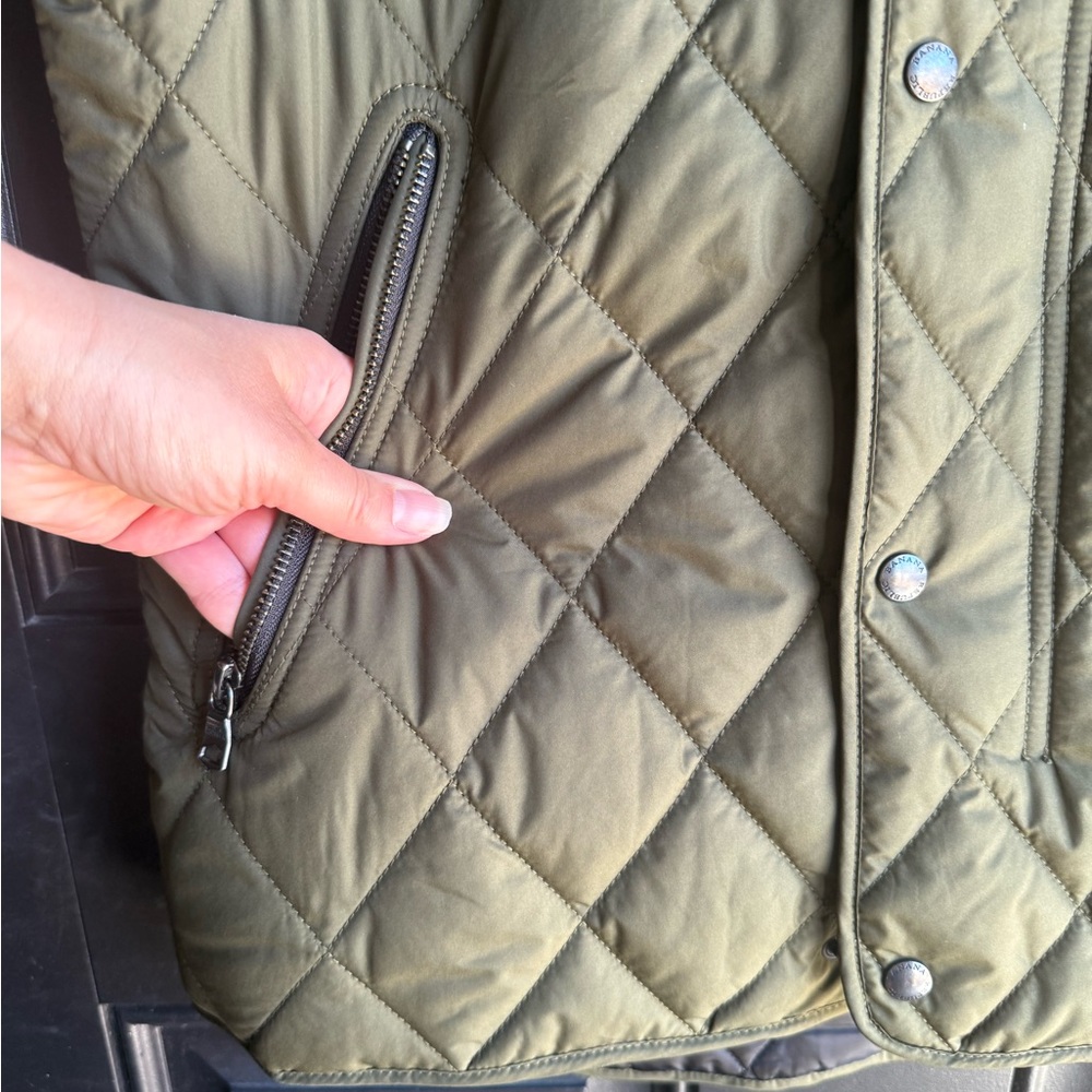 Banana Republic Green Quilted Mens Vest Size Medium - Picture 2 of 14
